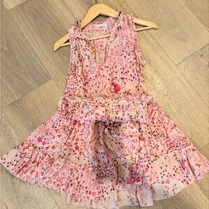 Poupette St. Barth Pink Floral Dress